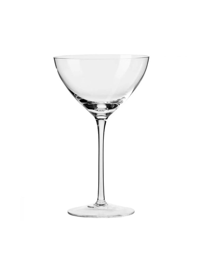 Lot de 2 verres à martini en cristal Graphik